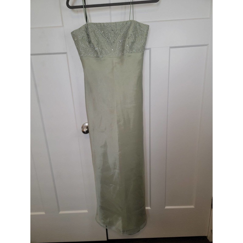 Michaelangelo Green & Silver Formal Gown, Size 8 Prom, Homecoming dance, wedding